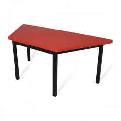 Mesa infantil trapezoidal binaria cub. polipropileno 