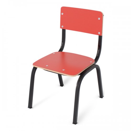 SILLA INFANTIL TRIPLAY CON LAMINADO PLASTICO  