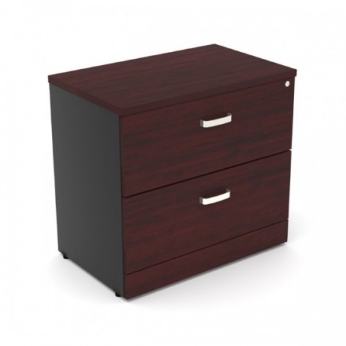 Archivero melamina horizontal 2 gavetas 