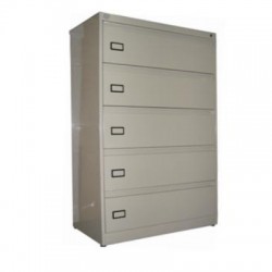 Archivero metálico horizontal 5 gavetas