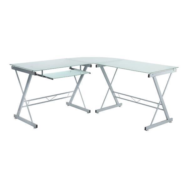 Mesa de escritorio ideal para estudiantes de Cristal Ácido o Templado de  75x48x60